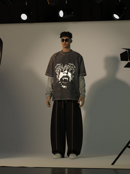 The Scar Full Sleeved Oversized Tee