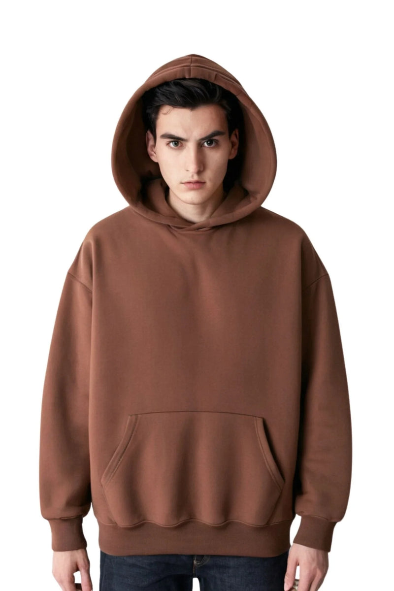 Heavyweight Oversized Hoodie (Mocha Brown)