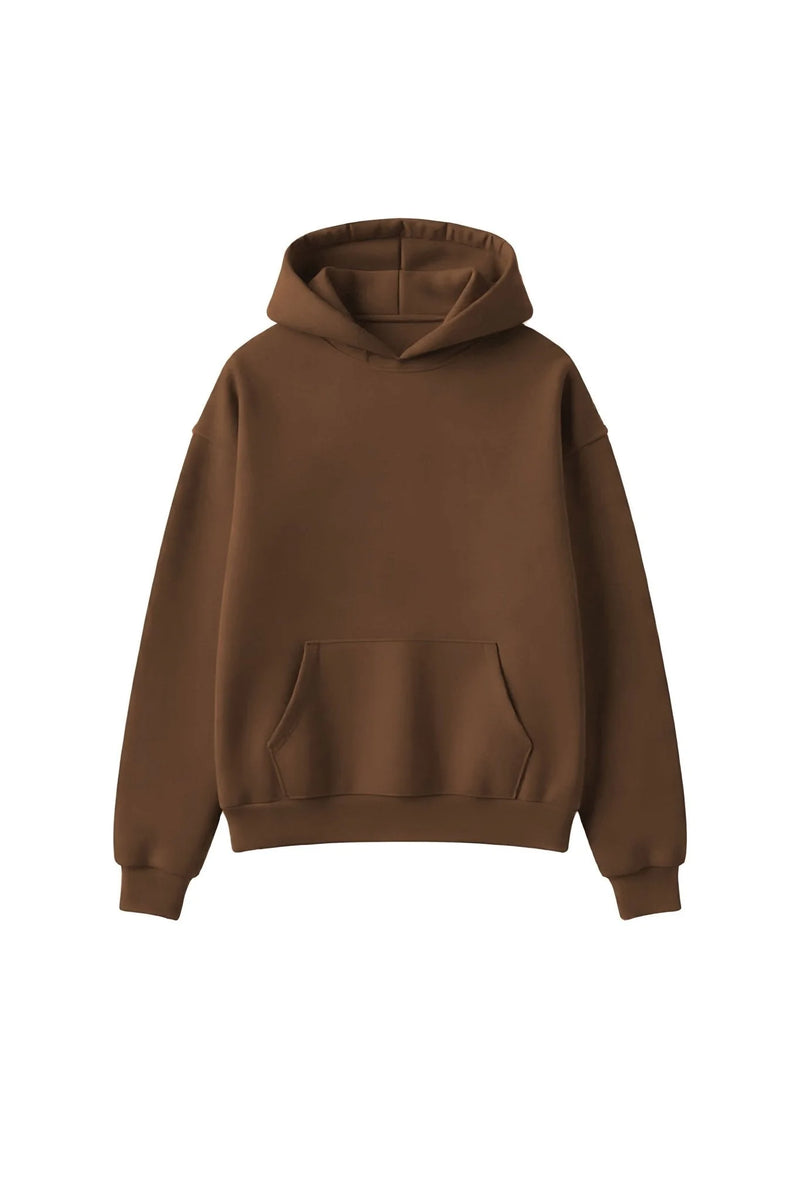 Heavyweight Oversized Hoodie (Mocha Brown)